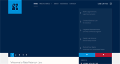 Desktop Screenshot of natepetersonlaw.com